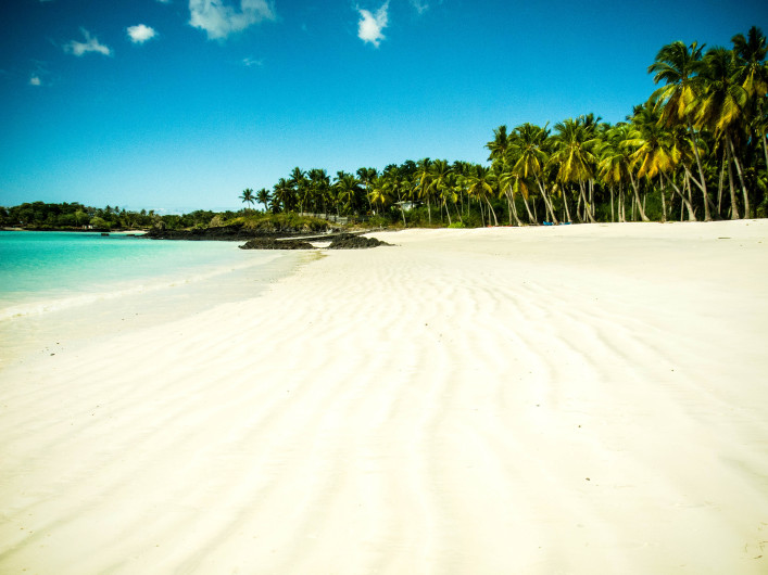 Strand op de Comoren