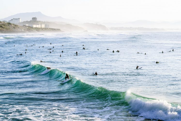 Surfen in Biarritz