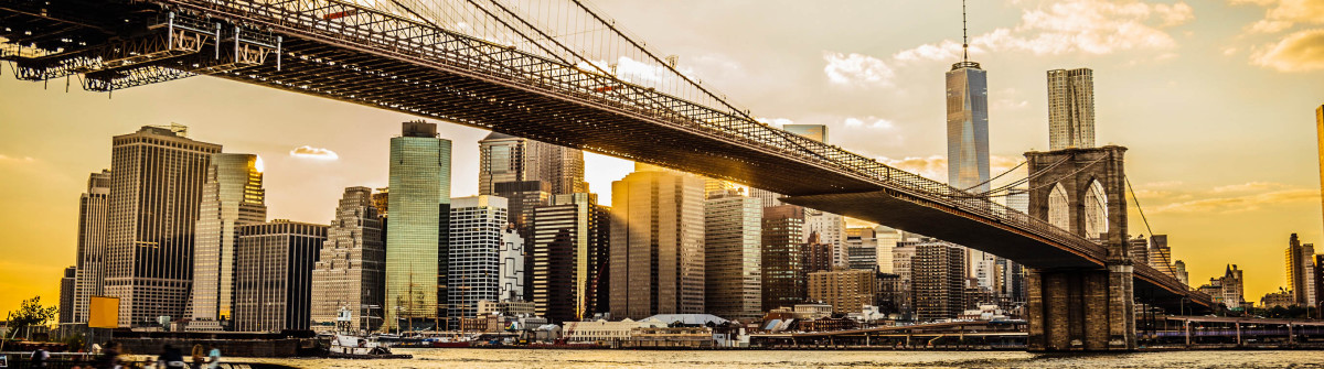 Brooklyn Bridge and Manhattan at sunset iStock_000048081118_Large-2