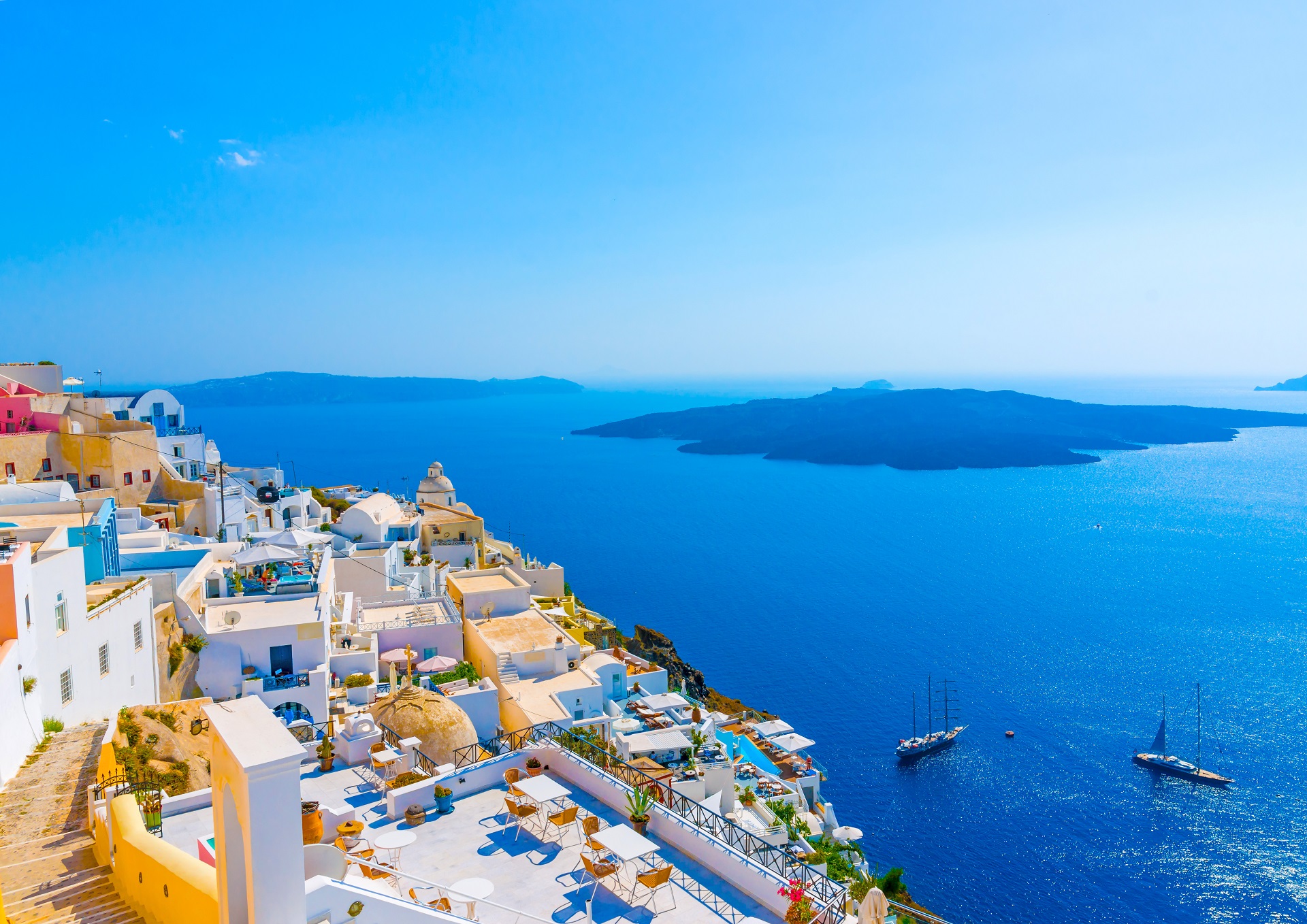 Uitzicht Santorini