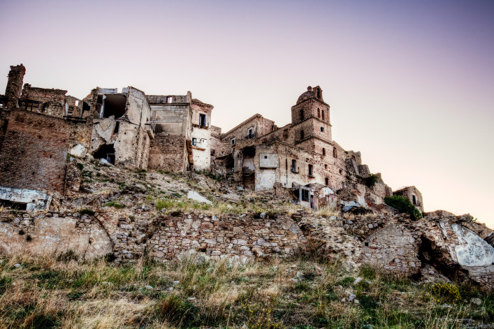 Spookdorp Craco in Italie