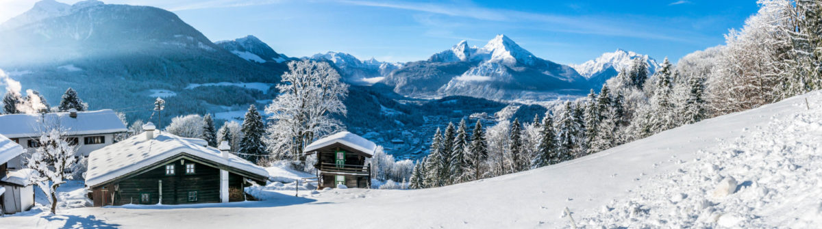 Idyllic landscape in the Bavarian Alps, Berchtesgaden, Germany