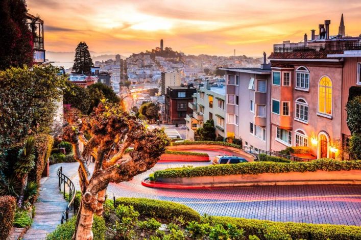 Lombard Street in San Francisco