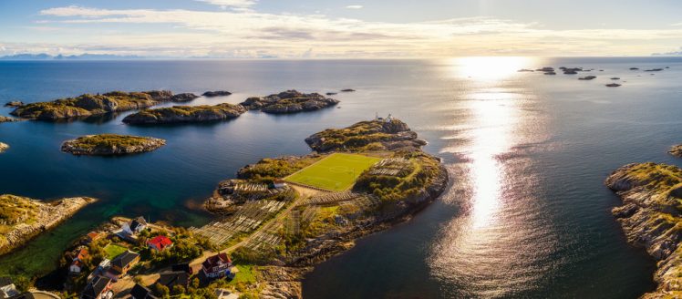 hennigsvaer stadion in noorwegen