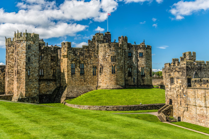 Alnwick Castle, een van de Harry Potter sets
