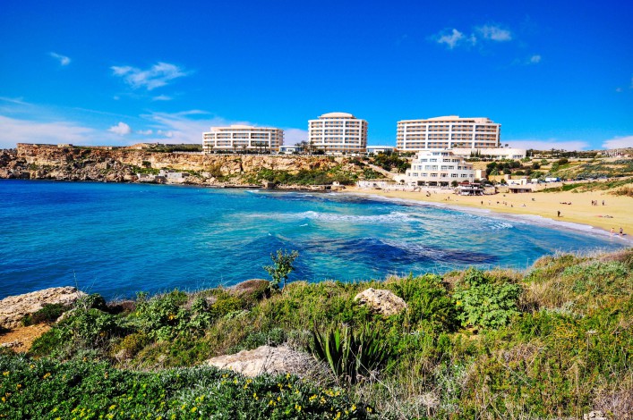 Mooiste stranden Malta Golden Beach