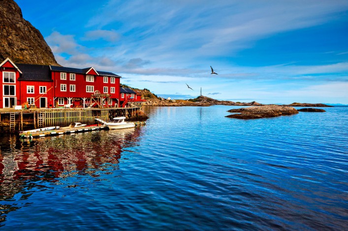 De Lofoten in Noorwegen