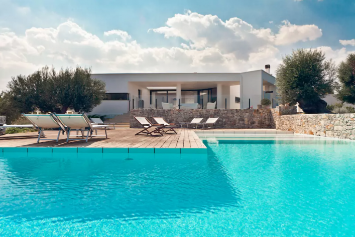 Airbnb met zwembad Italie