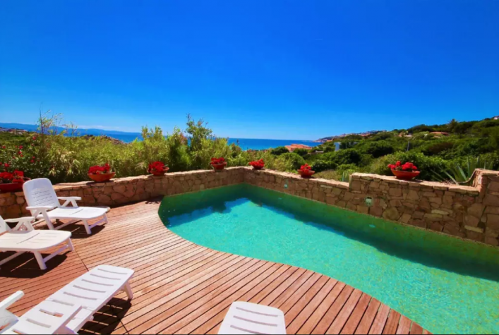 villa met zwembad sardinie
