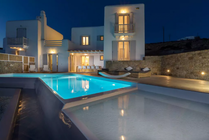 luxe villa Mykonos