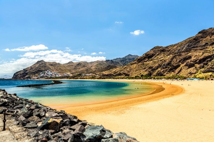 Playa de Las Teresitas - mooiste stranden Tenerife