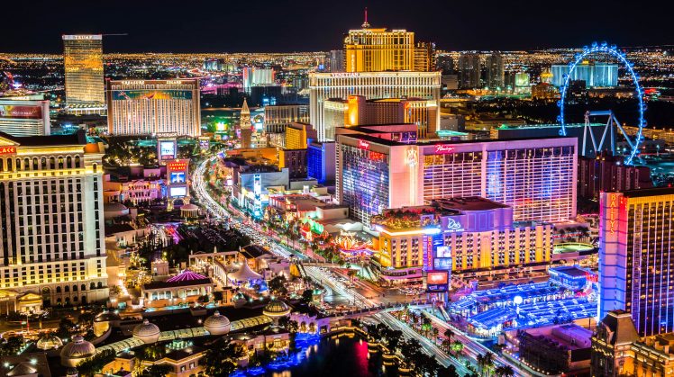 Las Vegas bij nacht
