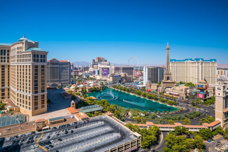 zomerdag in Las Vegas