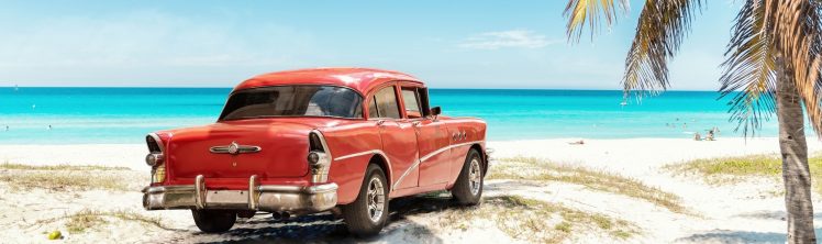 Oldtimer op het strand van Varadero