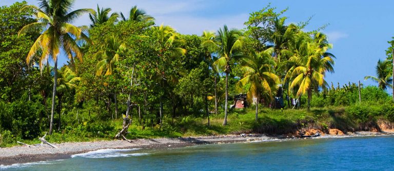 De kust van Jamaica