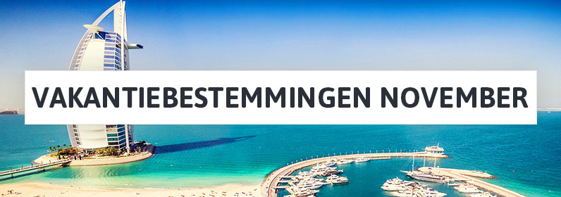 Vakantiebestemmingen november