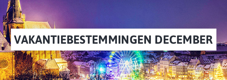 Vakantiebestemmingen december