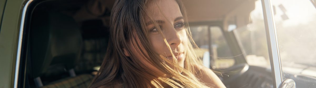 Vrouw op single reis