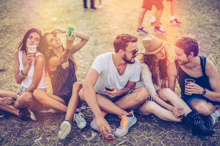 reis naar een festival