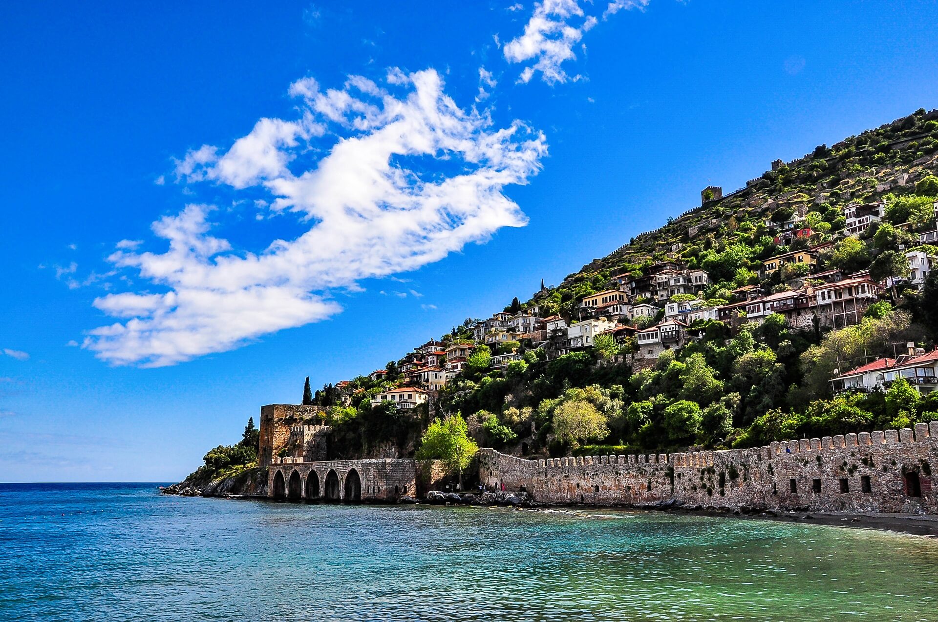 de haven van alanya