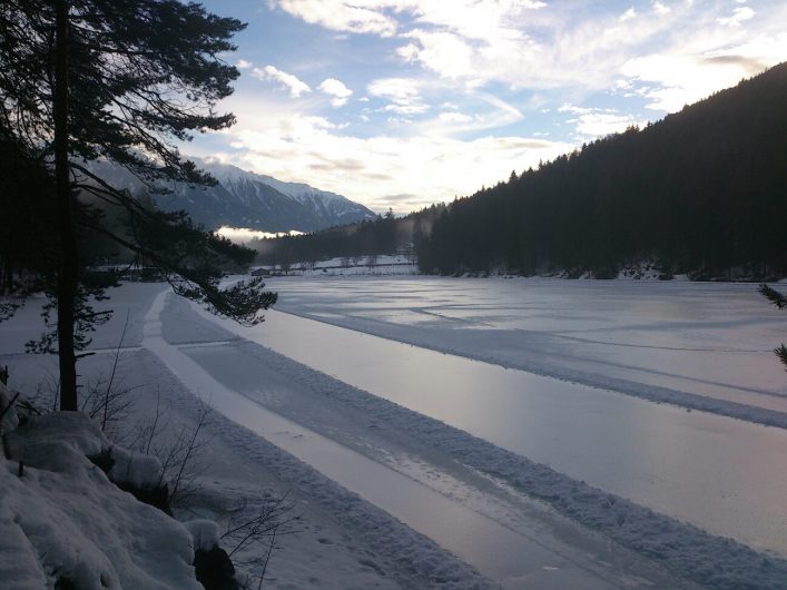 Schaatsmeer de Tristacher See