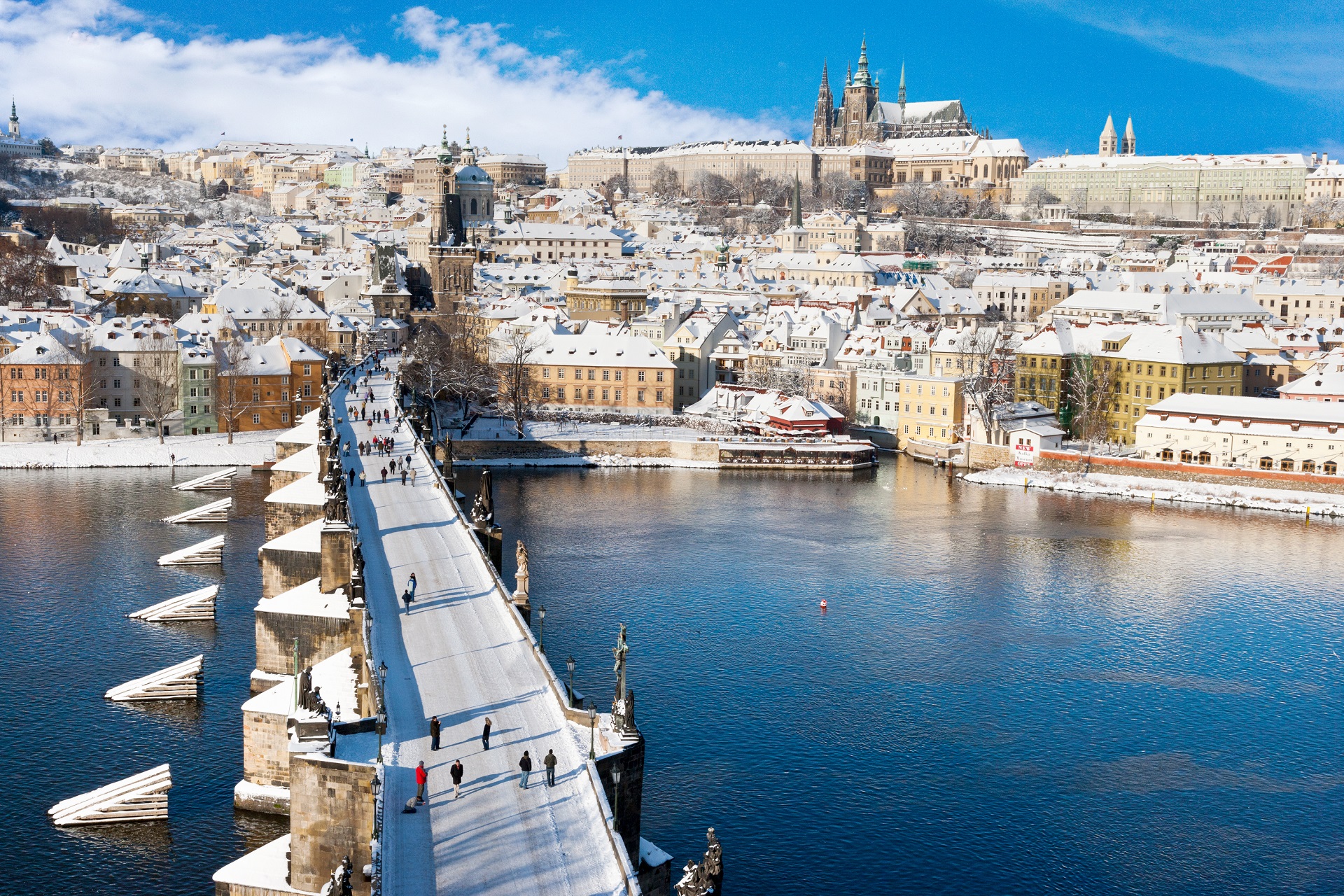 Winter in Praag
