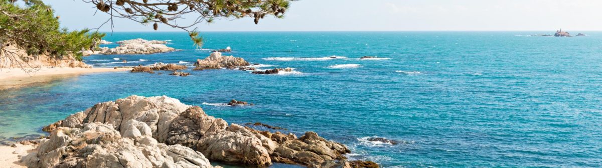 De kust nabij Girona