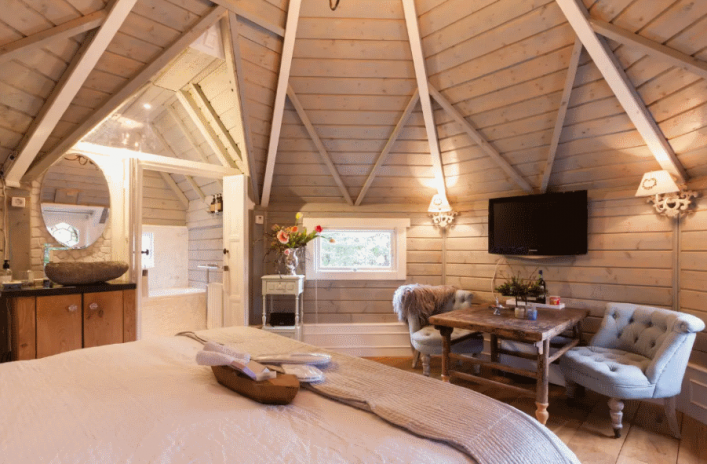 Luxe vakantiehuisje Veluwe