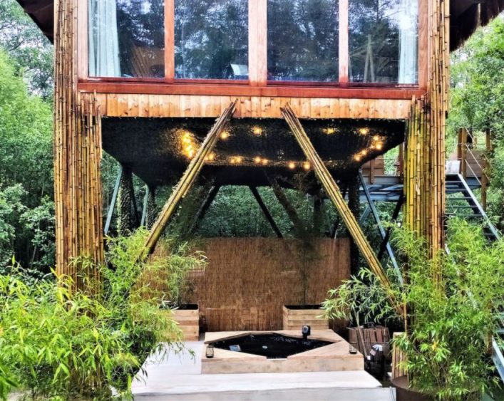 Boomhut jacuzzi Ardennen