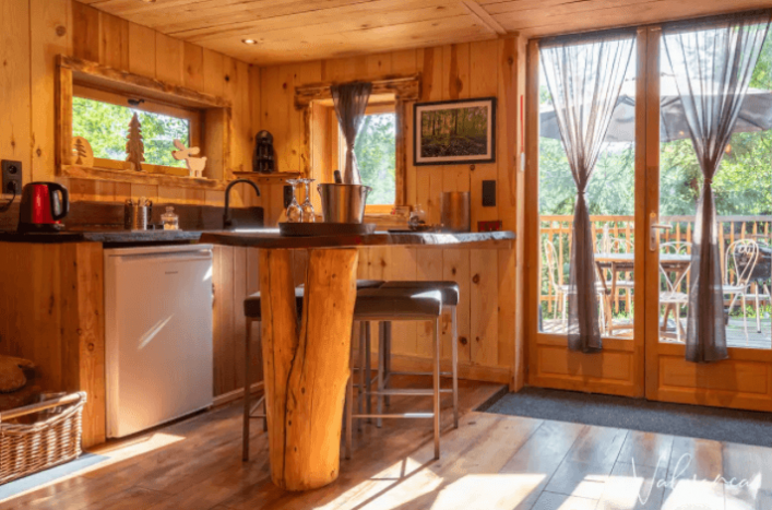 Boomhut in de Ardennen