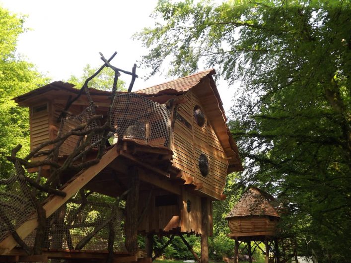 Cabane perchée Ardennen