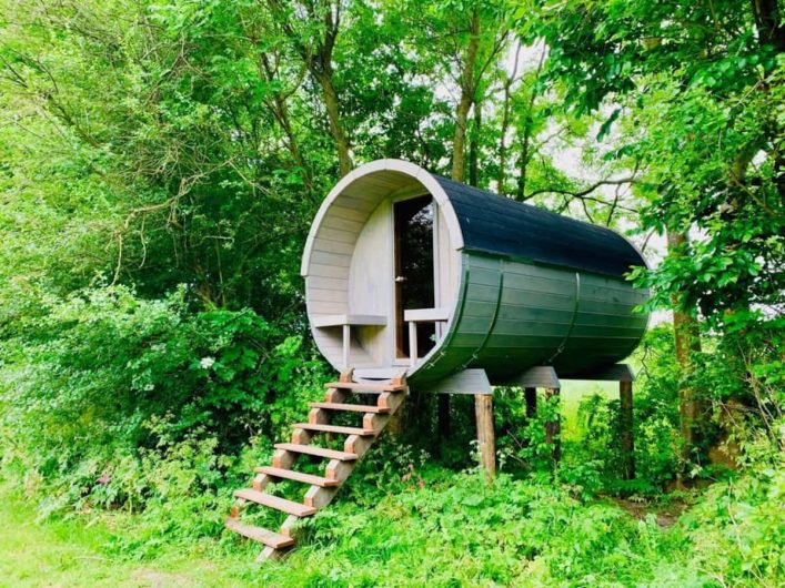 Boomhut met jacuzzi in Nederland