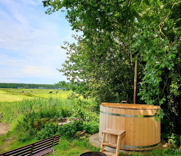 Boomhut met jacuzzi in Nederland
