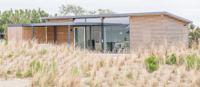 Comfortabele lodge met twee badkamers