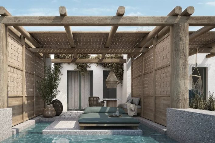 Archipelagos All Suites Mykonos Swim up suite