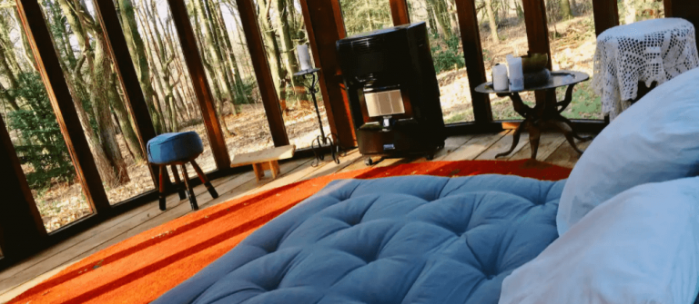 Glazen yurt