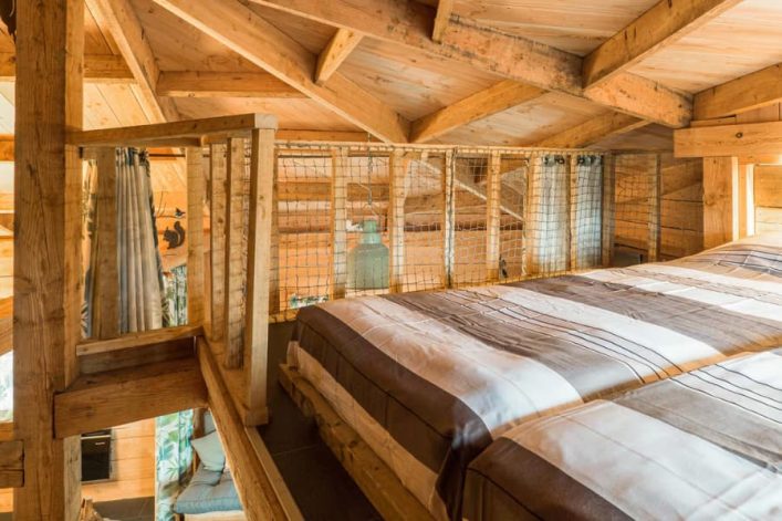 Boomhut met hottub Drenthe XXL