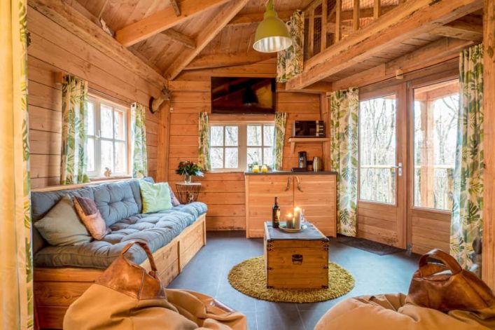 Boomhut met hottub Drenthe XXL