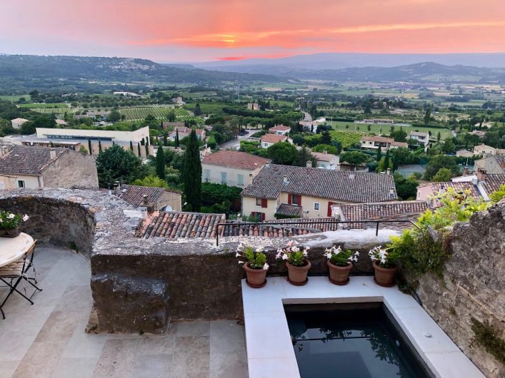 Uitzicht over de Provence