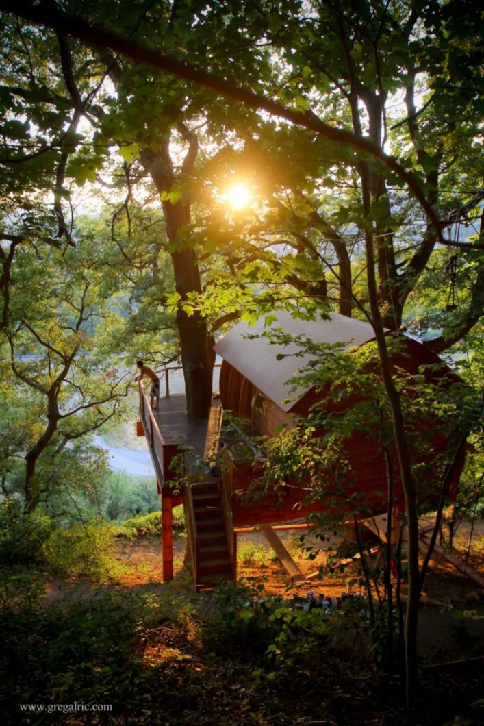 Airbnb boomhut in Millau