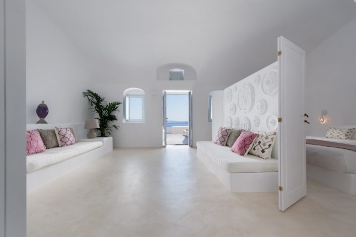 Woonkamer cave house