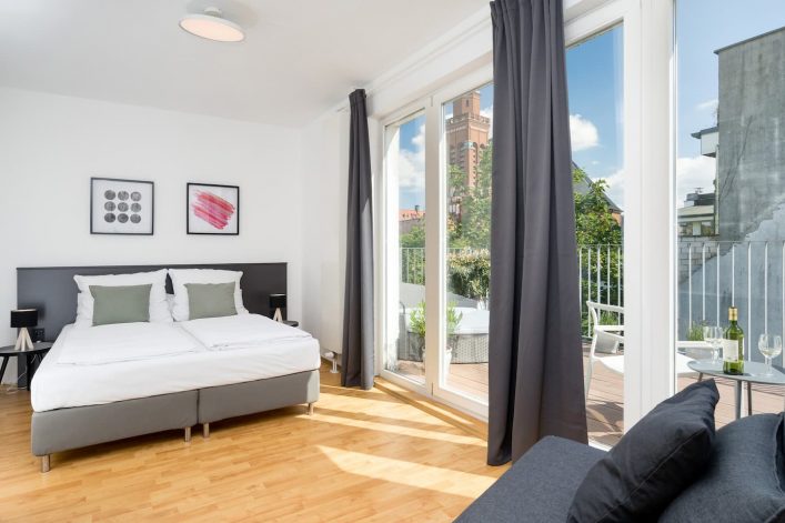 Penthouse met dakterras in Berlijn