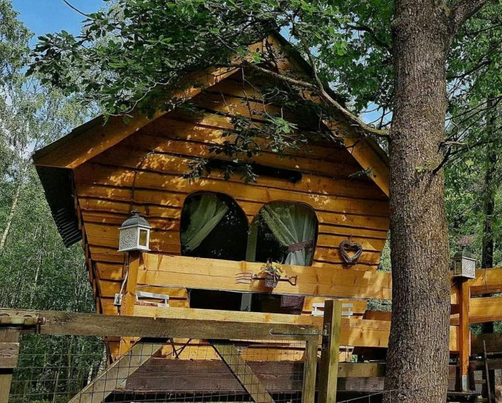 Nid d'amour boomhut in de Ardennen