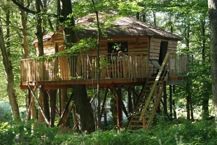 Luxe boomhut nabij Spa in de Ardennen