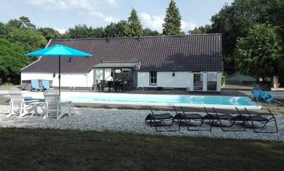 Zwembad van Natuurhuisje in Well