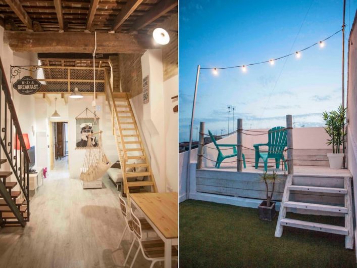 Airbnb vlakbij het strand van Valencia