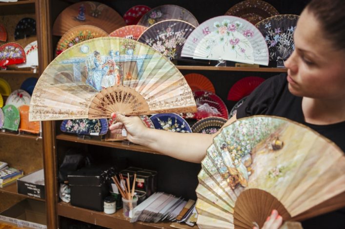 handgemaakte waaiers carbonell