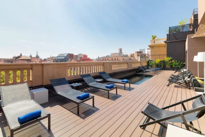 H10 Urquinaona Plaza rooftop