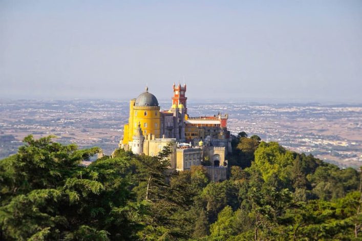 Sintra kasteel op berg