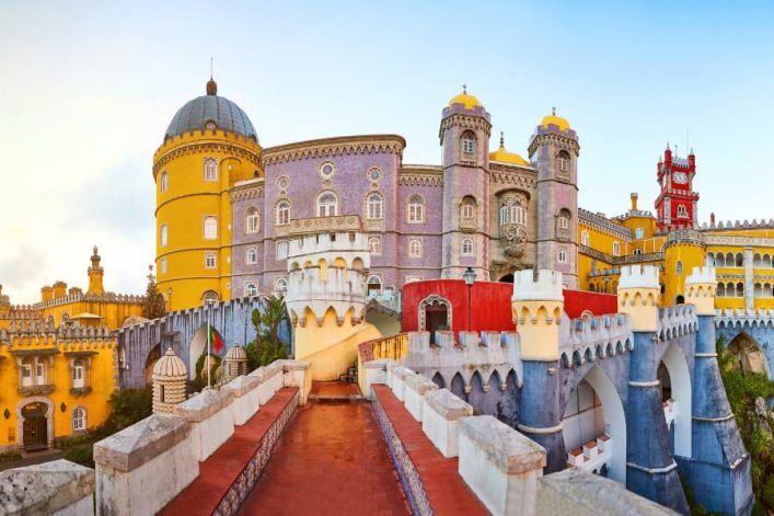 Sintra kleurrijk kasteel